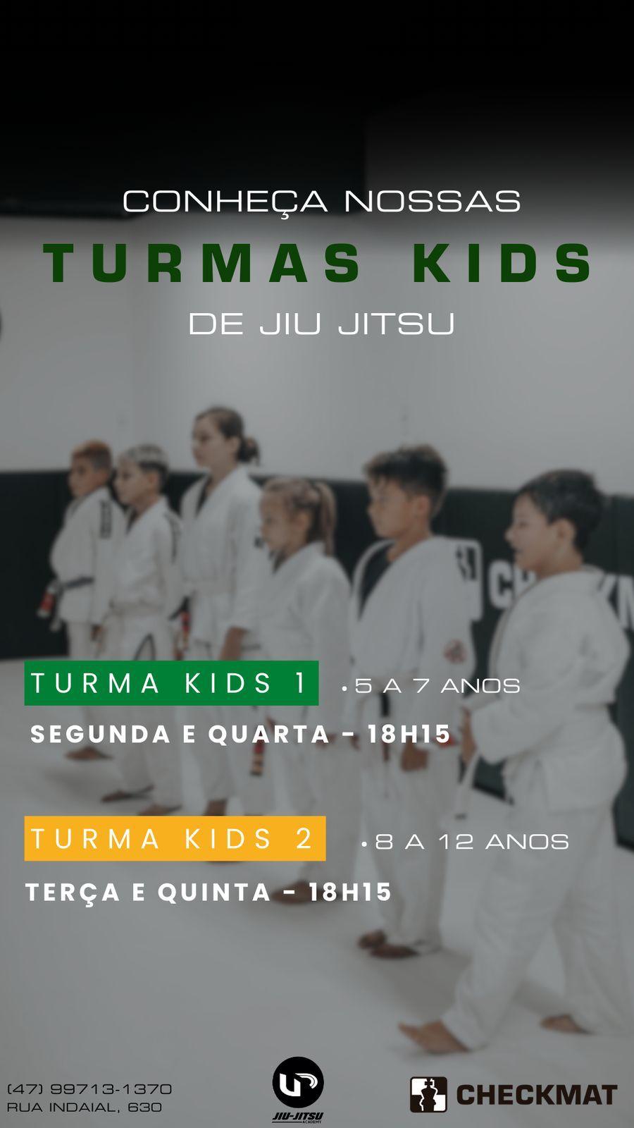 Aula de Jiu-Jitsu Infantil